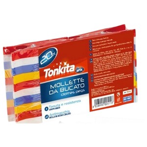 Tonkita Peg Cloth Clips 20 Pieces