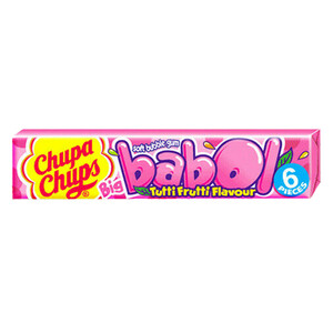 Chupa Chups Big Babol Mega Tutti Fruiti 6 Pieces 27G