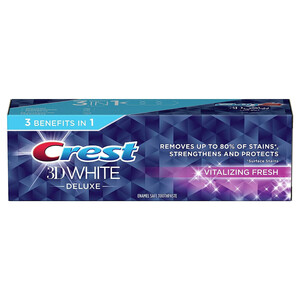 Crest Toothpaste 3D White Deluxe Vitalizing Fresh 75Ml