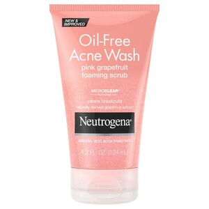 Neutrogena Oil Free Acne Wash Grapefruit Scrub 124Ml