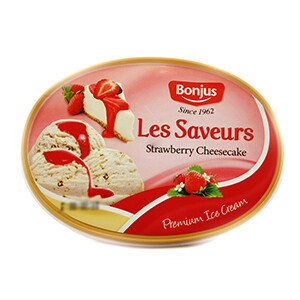 Bonjus Les Saveurs Strawberry Cheese Cake 1L