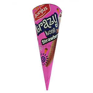 Bonjus Krazy Kone Strawberry 120Ml
