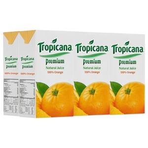 Tropicana Premium Juice Juice Orange 200Ml X6