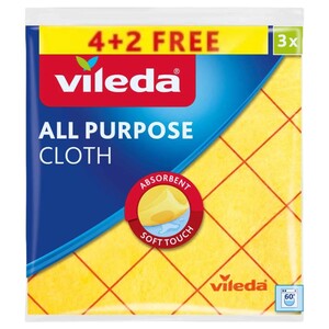 Vileda All-Purpose Cloths 4+2 Free