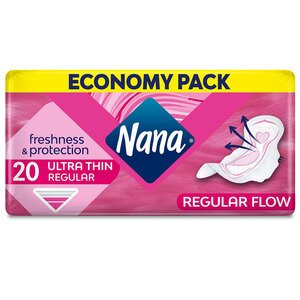 Nana Ultra Thin Normal Pads With Wings 20 Ct