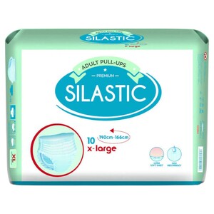 Silastic Adult Pull-Ups Diapers X-Large 10 Pieces