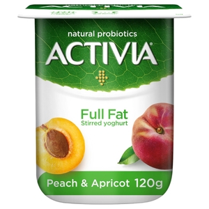 Activia Yogurt Peach Apricot 120G