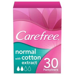 Carefree Breathable Pantyliners 30 Pieces