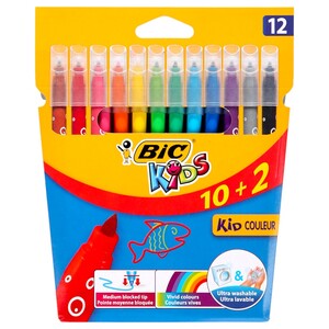 Bic Kids Couleur Markers 10 + 2 Gift