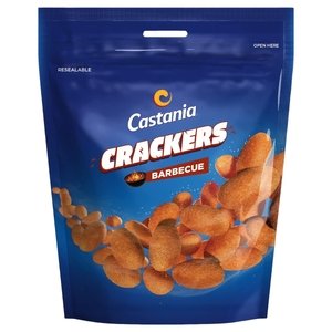 Castania Coated Peanuts Crackers Barbecue 80G