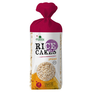 Equia Rice Cakes Plain 18 Pieces 155G