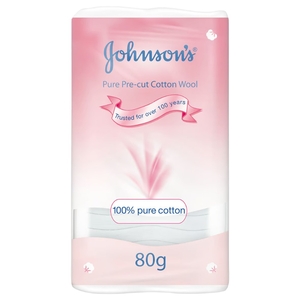 Johnson's Cotton Wool Precut 80G
