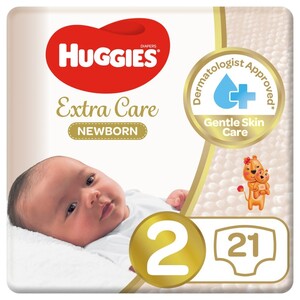 Huggies Diapers Size 2 4-6Kg 21 Pieces