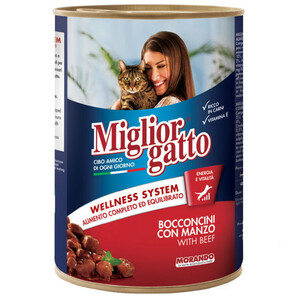 Miglior Gatto Conserve Manzo Chat 405G