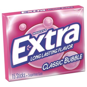 Wrigley's Extra Classic Bubble Gum 50G