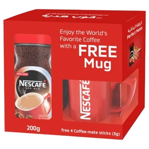 Nescafe Red Mug 200G + Mug Free