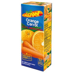 Maccaw Juice Orange Carrot 180Ml