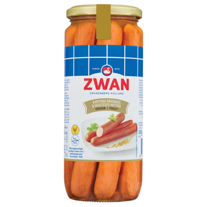 Zwan 8 Hotdog Sausages Chicken 320G