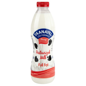 Taanayel Pasteurized Milk Full Fat 1L