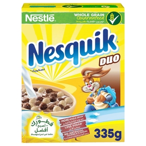 Nesquik Whole Grain Cereals Milk & White Choc 335G