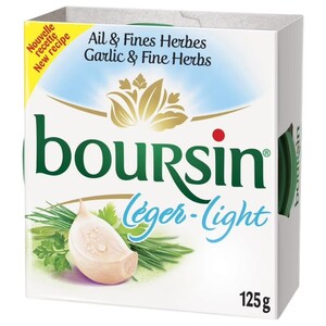 Boursin Cheese Garlic & Herbs Light 125G