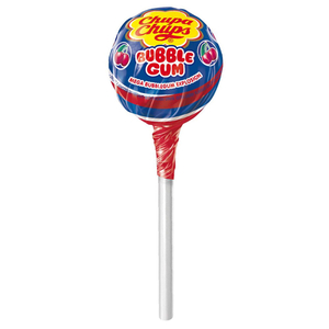 Chupa Chups Lollipop With Bubble Gum Cola/Cherry 16G