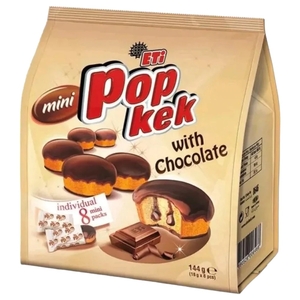 Eti Pop Kek Mini With Chocolate 144G