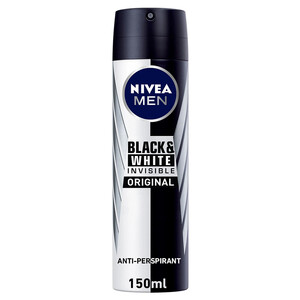 Nivea Deodorant Spray Black & White Invisible Original 150Ml