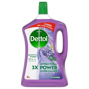Dettol Antibacterial Power Floor Cleaner Lavender 3L