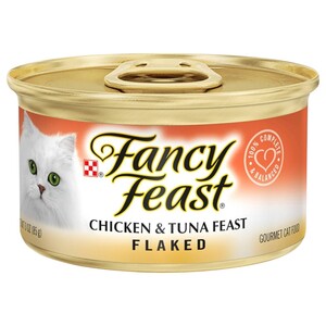 Fancy Feast Flaked Wet Cat Food Chicken And Tuna Feast 85G