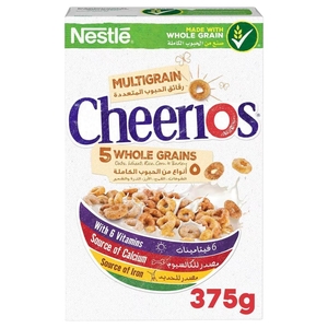 Nestle Cheerios Cereal 4 Whole Grain 375G