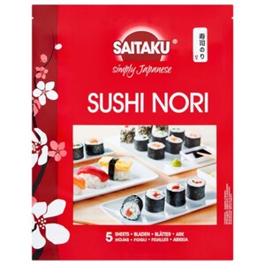 Saitaku Sushi Nori Seaweed 5 Sheets 14G