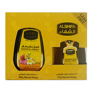 Al Shifa Honey 500G Natural + 125G Free