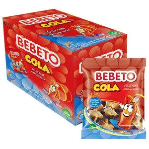 Bebeto Jelly Gum Drink Cola 80G X12