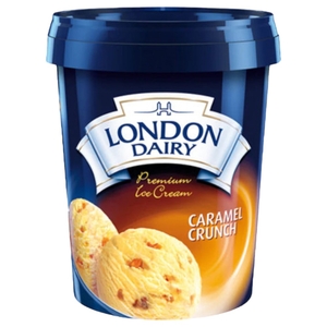London Dairy Caramel Crunch Ice Cream 500Ml