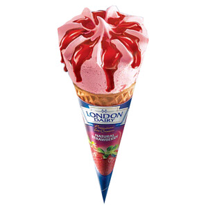 London Dairy Ice Cream Strawberry 120Ml
