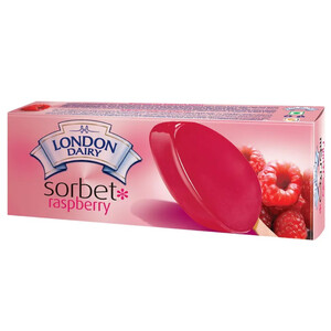 London Dairy Ice Cream Sorbet Raspberry 100Ml