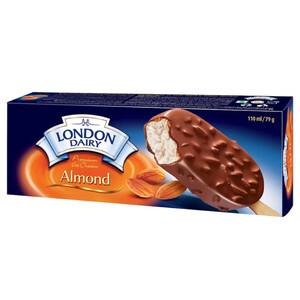 London Dairy Ice Cream Almond 110Ml