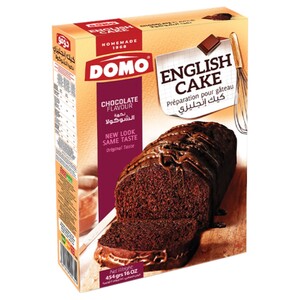Domo English Cake Mix Chocolate 454G