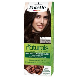 Schwarzkopf Palette Hair Colours Natural Colours 3-0 Dark Brown