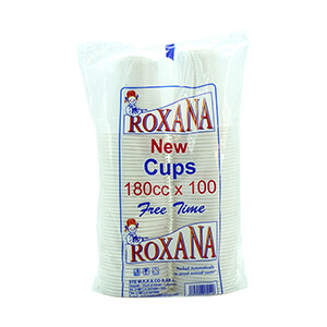 Roxana Verres Blanc 180Cc*100