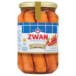 Zwan 8 Hotdog Sausages Chicken 180G