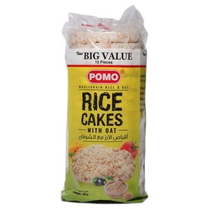 Pomo Rice Cakes With Oat 15 Pieces 145G