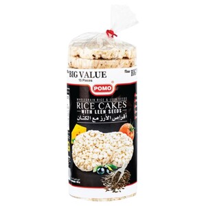 Pomo Rice Cakes With Leen Seeds 15 Pieces 145G