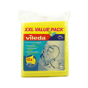 Vileda Sponge Cloth 10Pcs