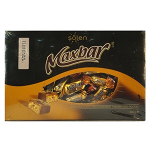 Solen Maxbar Nougat Carton 600G