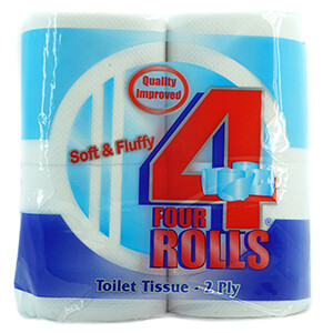 Mimosa Four Toilet Paper 4 Rolls