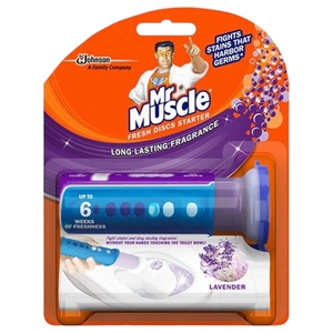 Mr Muscle Fresh Discs Lavender Starter 6 Discs