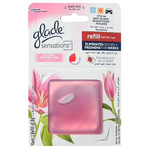 Glade Sensation Car Air Freshener Refill Floral Perfection 8G