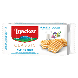Loacker Wafer Classic Alpine Milk 45G